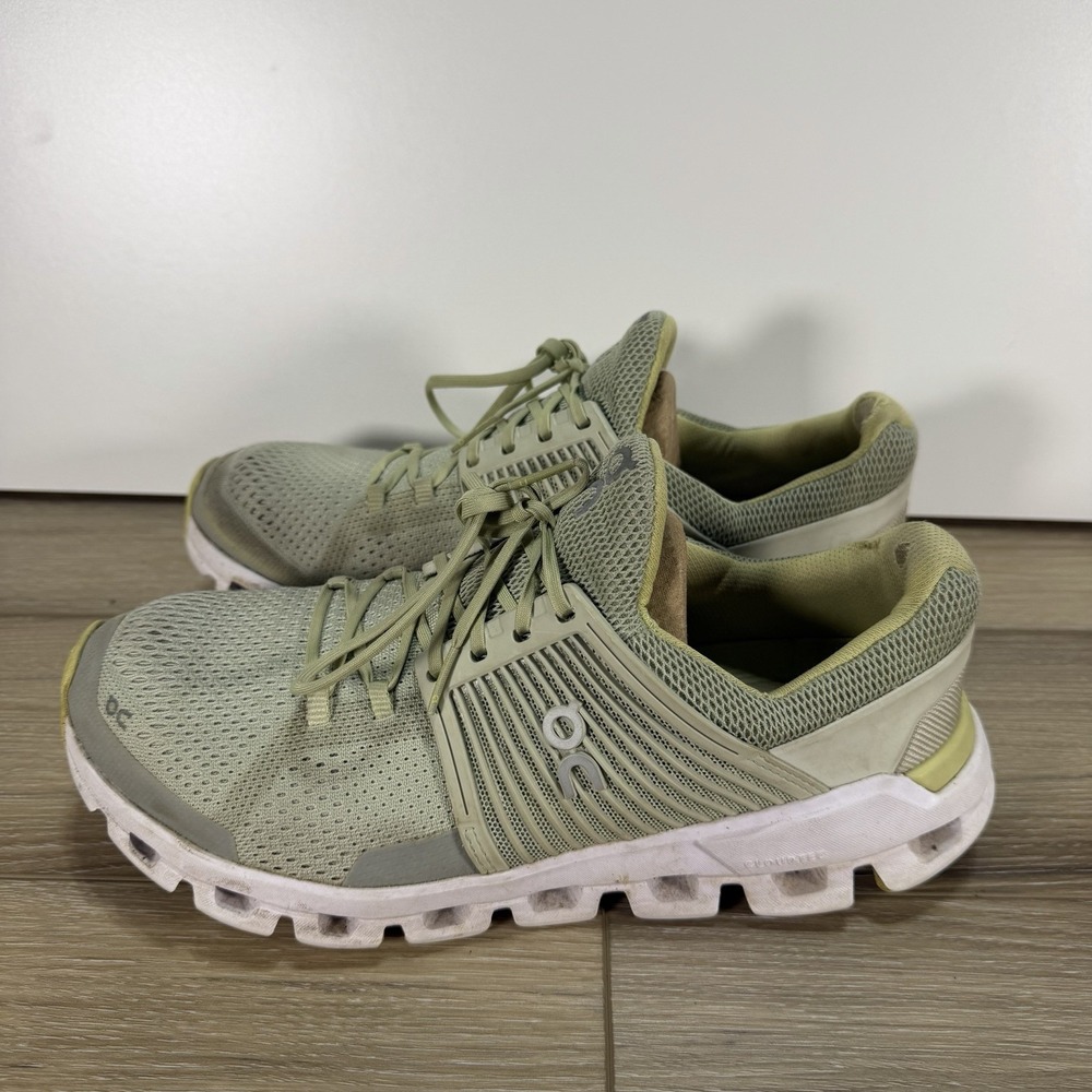 On Cloud Womens Cloudswift Helion Hay/Leaf Running Shoes Lace Sneakers Size 9.5